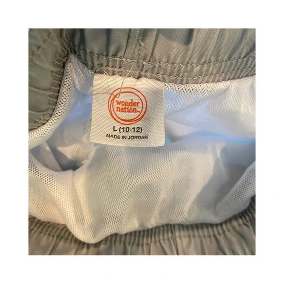 Boys 10/12 Bright Striped Swim Trunks​ - Picture 3 of 4